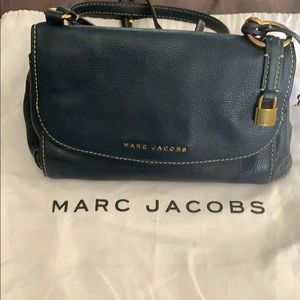 Marc Jacobs Medium Boho Grind Bag- Navy Leather